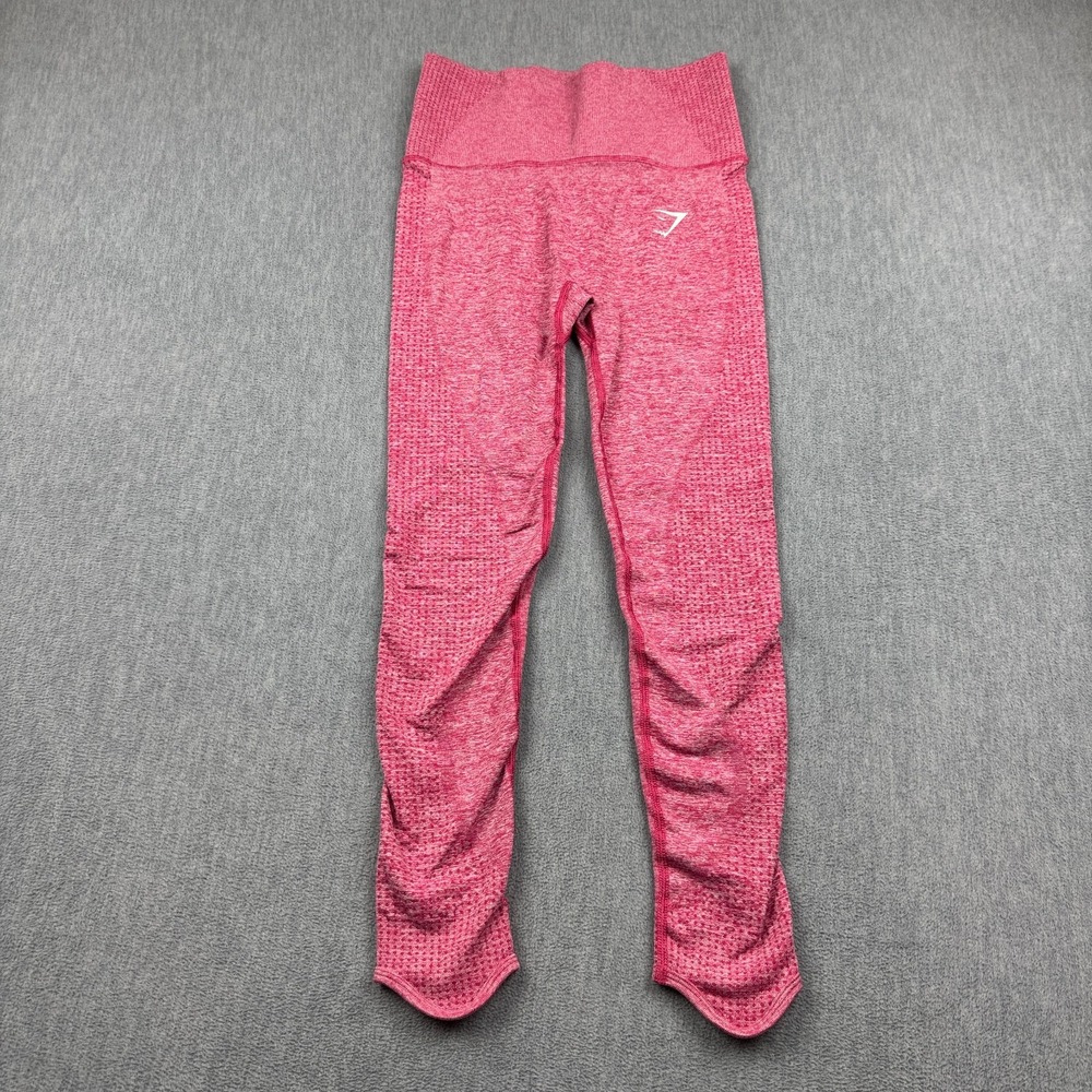Gymshark Leggings Womens Medium Pink Lift Seamless Skinny Workout Gym Yoga Pants